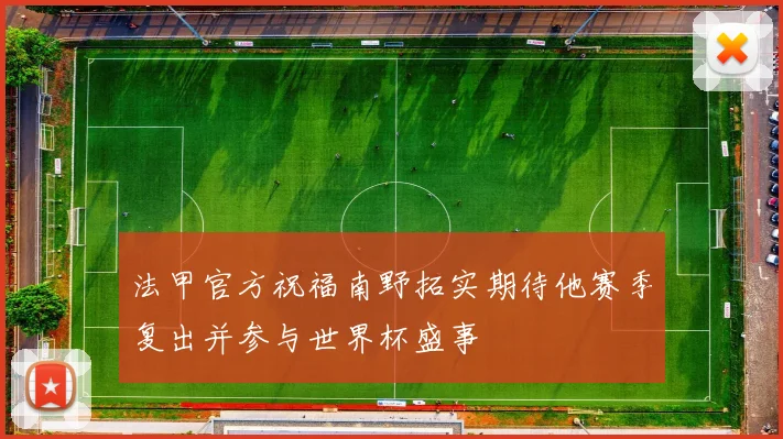 法甲官方祝福南野拓实期待他赛季复出并参与世界杯盛事