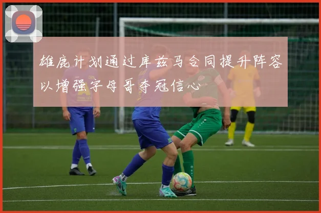 雄鹿计划通过库兹马合同提升阵容以增强字母哥夺冠信心